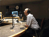 Mark Hollenbeck during live radio interview